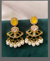 Designer Kundan Chandbali - KE00201